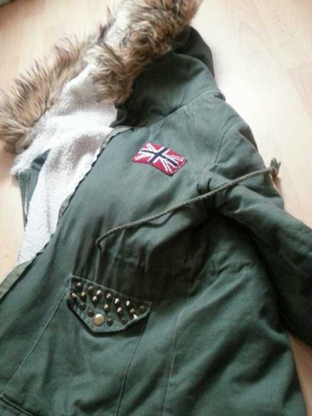 Schöne warme Winterjacke