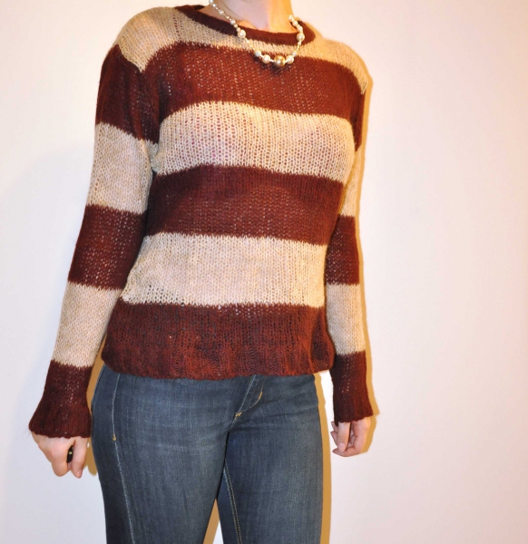 Gestreifter Strickpulli von Zara