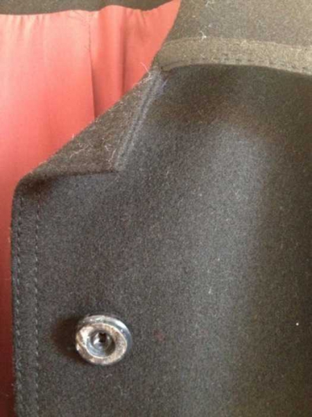 schöner schwarzer Mantel von Euringer 