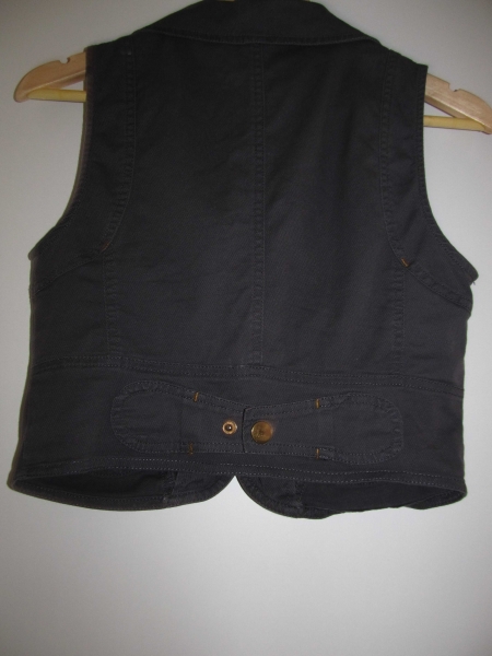 graue Weste von Vero Moda