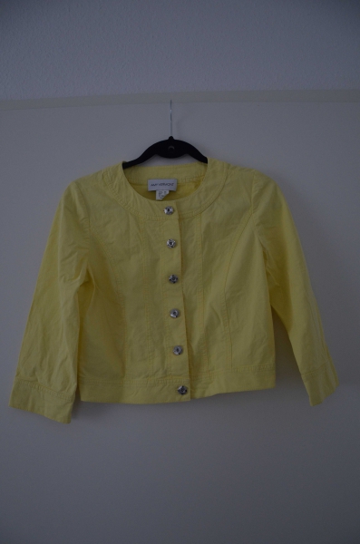 süße gelbe Jacke Bolero Blazer