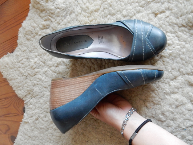 Wedges aus Echtleder