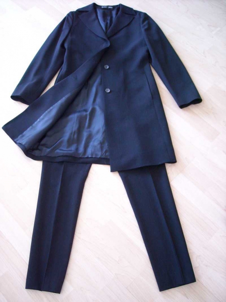 Gehrock Hose Set Blazer Büro festlich 36 Hochzeit Fest elegant hochwertig Blacky Dress