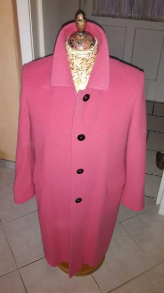 sehr schöner mantel in rosa
