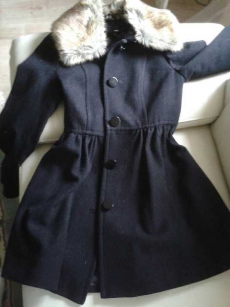 Schwarzer H&M Mantel 