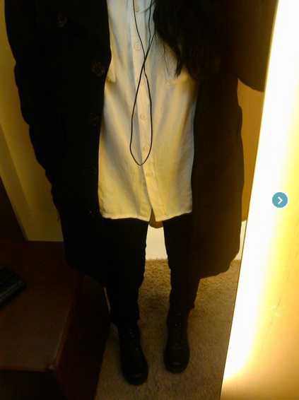 NEUER Schwarzer Damen Mantel!