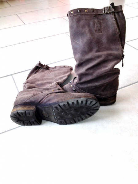 KOAH/ coole Boots aus gegerbten Leder