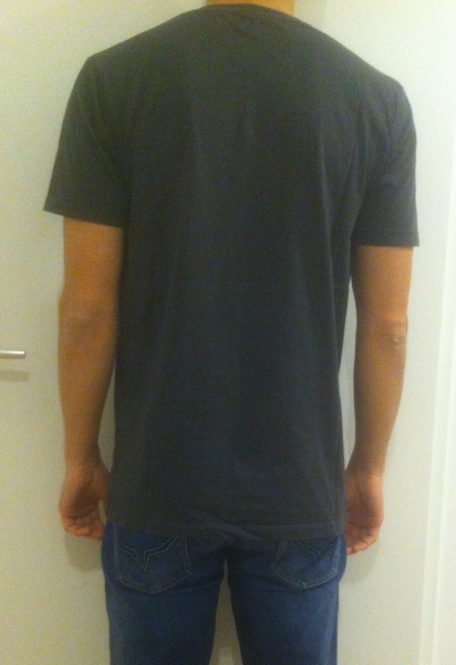 Zara T-Shirt, grau
