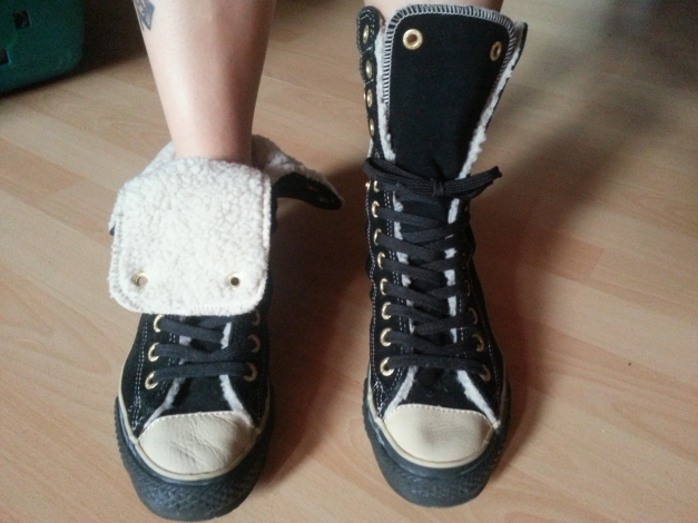 Converse All Star Chucks Stiefel Schwarz