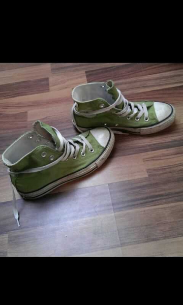 Grüne Converse Chucks