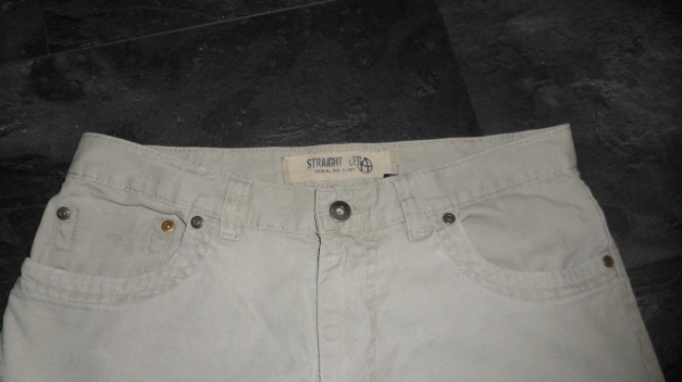 Leinenhose - Jeans - Stoffhose - beige - W 32 - L 32 - 