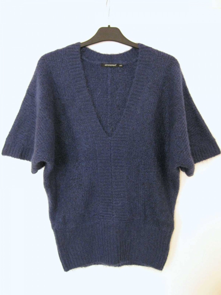 Primark Pullover marineblau/blaumeliert Gr. 8 (dt. Gr. 34)