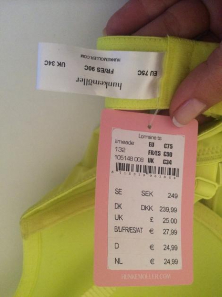NEU Hunkemöller Bh 75 C Grün Neon