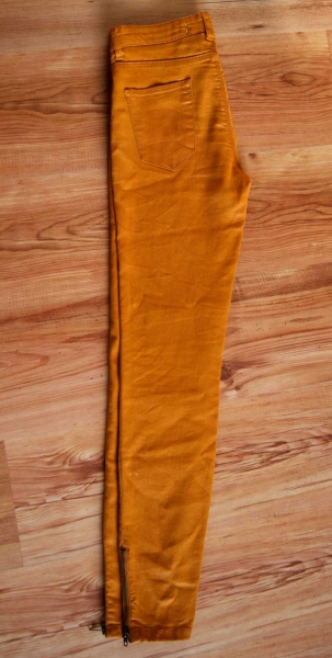 senfgelbe Zara TRF Jeans