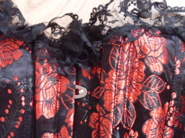 wunderschöne Corsage satin barock Korsett