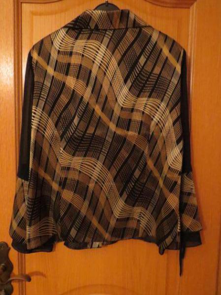 Bluse, schwarz-beige, sehr schick, neu