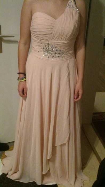 One Shoulder-Abendkleid, NEU
