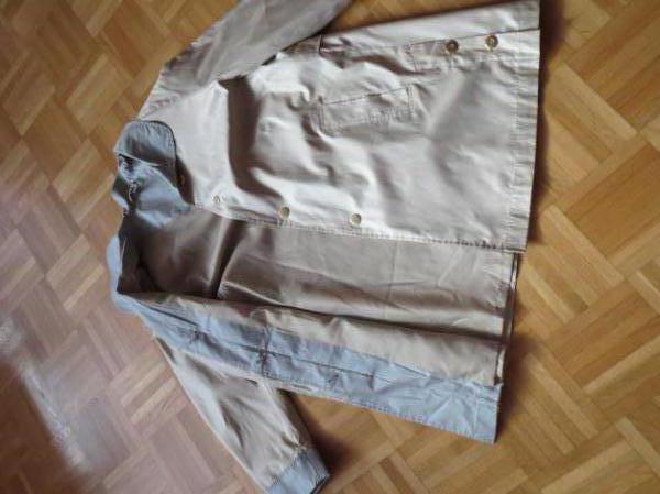Mantel, kurz, Gr.44/L, beige-gold, neuwertig