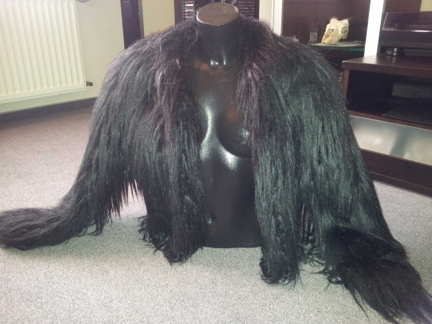 Gothic Flokati-Kurzjacke von Aeternitas