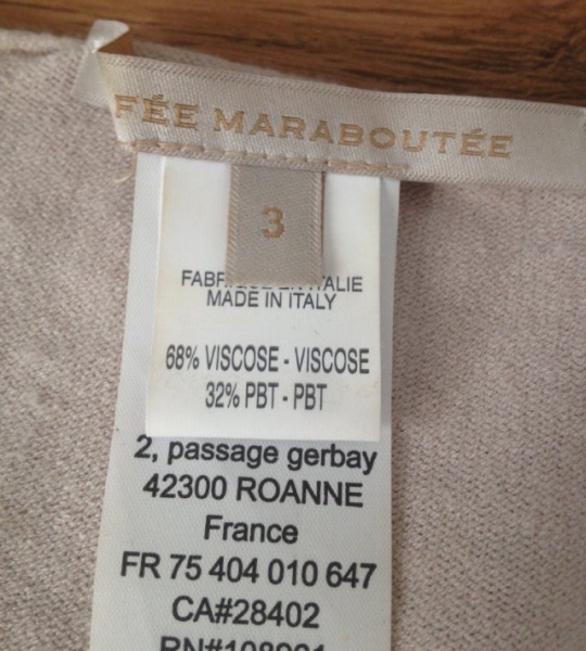 Cremefarbenes Kleid von Lafee Maraboutee