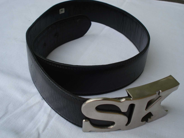 Schwarzer Designergürtel von Stephane Kélian