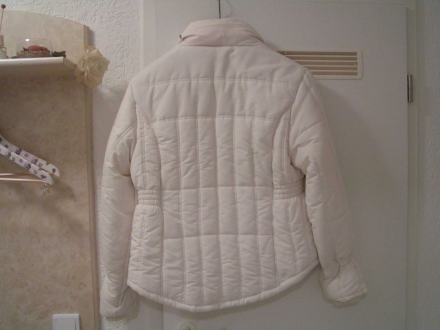 warme Jacke, Steppjacke in creme / wollweiss Gr.42 von Amisu New Yorker
