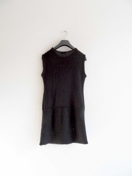 Schwarzes Strickkleid Gr. 38 36 S M Buffalo London ärmellos