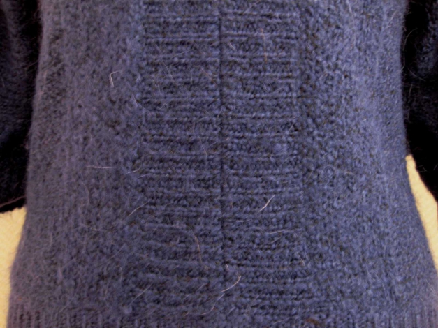 Primark Pullover marineblau/blaumeliert Gr. 8 (dt. Gr. 34)