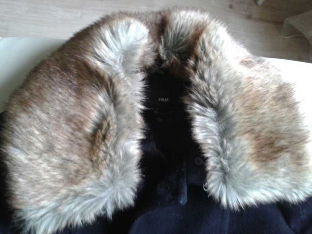 Schwarzer H&M Mantel 