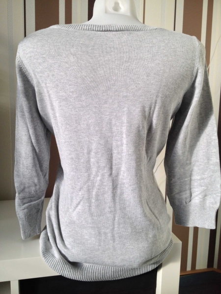 Edc by Esprit 3/4 Arm Pullover Gr M Grau
