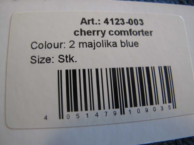 Blutsschwester Blutsgeschwister Schal Majolka blue Cherry comforter OVP 