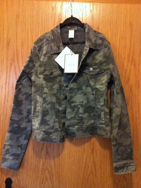 Vila Camouflage Jeansjacke S - NEU mit Etikett