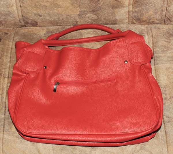 Schicke rote Handtasche