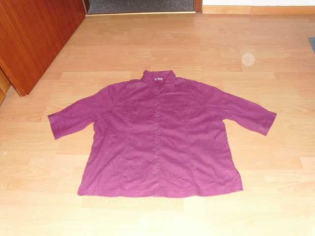 Bluse von Gina Laura, lila, Gr. 50