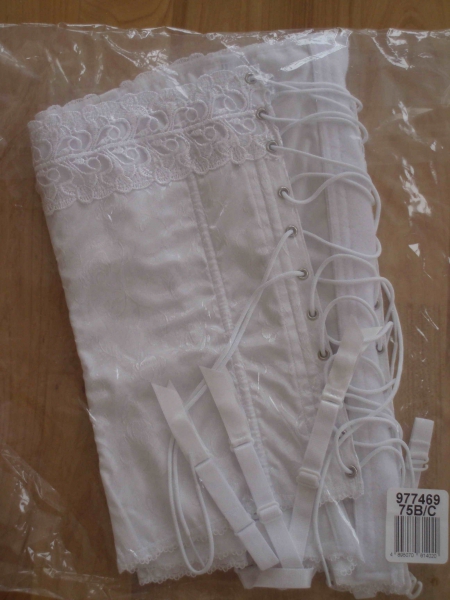 Corsage weiß - Hochzeit? NEU & OVP