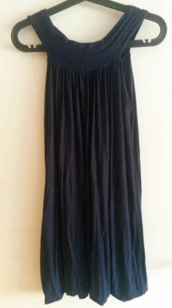 wie neu! schickes dunkelblaues Kleid