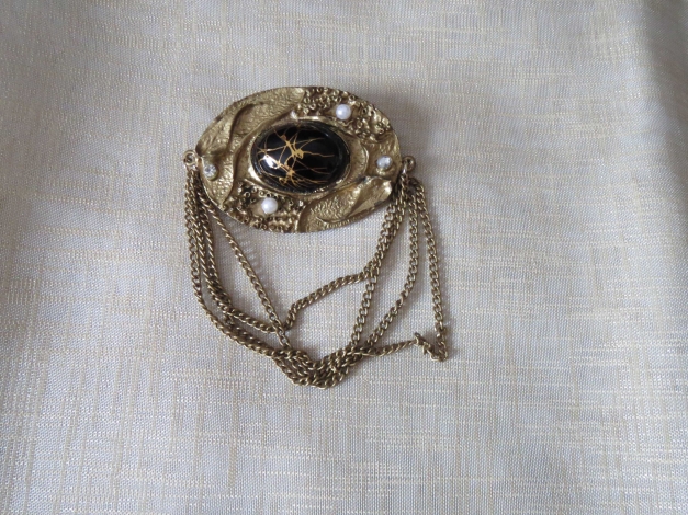 Vintage Brosche, Modeschmuck,70-80er Jahre