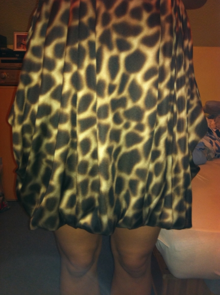 goldbraunes Partykleid