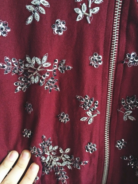 Bomberjacke mit Perlen Zara *NEU* 