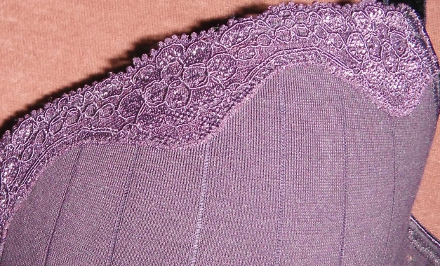 lila Bügel BH mit Spitze / Calida Bodywear