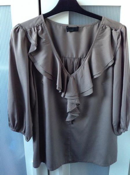 Romantische Bluse satinoptik