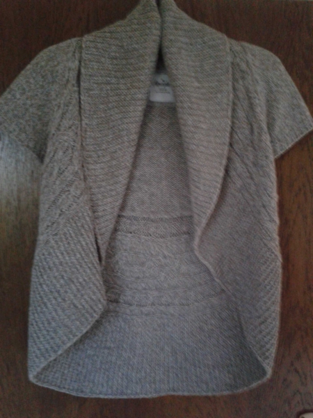Atmosphere Strick-Cardigan beige-grau Gr. 38 S