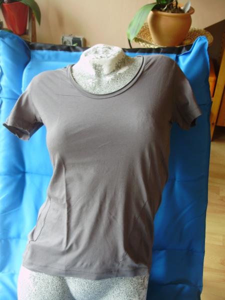 adidas Shirt SLVR grau leicht Rollsaum M