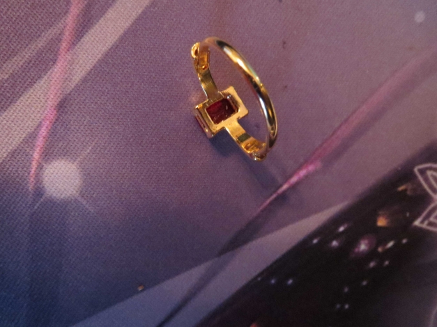 4 Teile: Kette, Anhänger, Ring und Ohrstecker