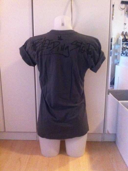 Bleeding Star clothing Band Metal Shirt grey