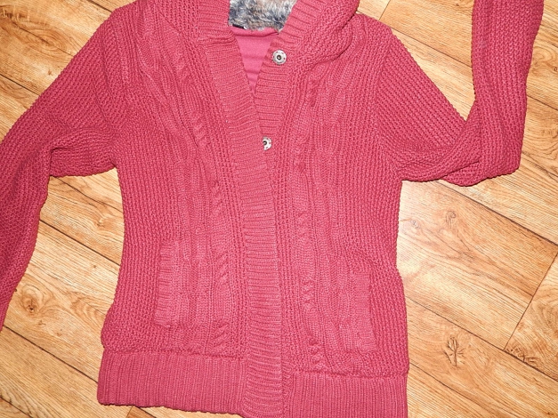 Süße Kuscheljacke strick Gr. L Pimkie