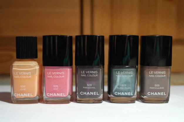 Chanel Nagellack Le Vernis 513 Black Pearl Grau