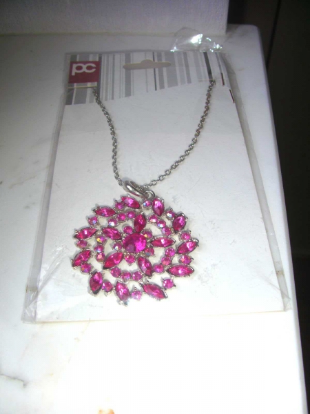 Modeschmuckset 3-teilig; Neu; Farbe: Pink