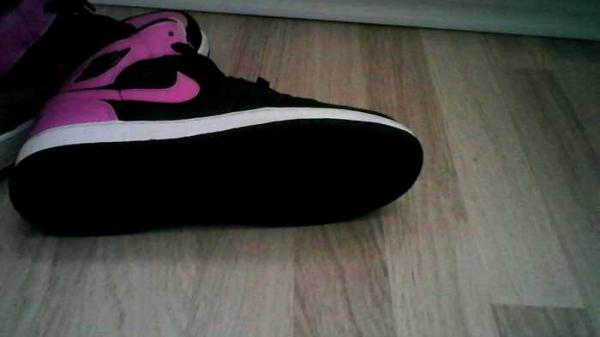 Nike Air Jordan Pink/Schwar/Leo/neon Us-Import  gr. 38,5 