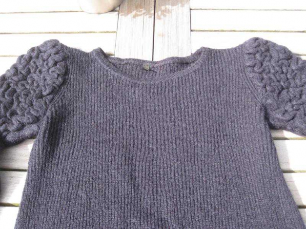 Benetton Pullover 38 dunkel blau